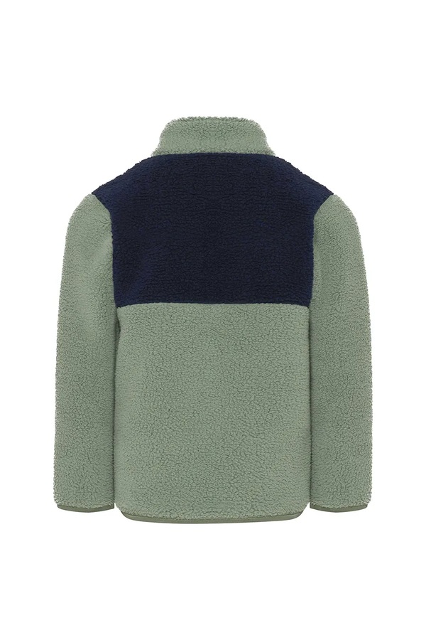 Кофта Didriksons GOSIG KIDS HALFZIP колір зелений фото 3