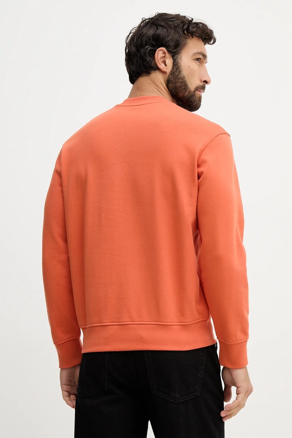 Кофта мужская хлопковая Armani Exchange цвет оранжевый фото 2