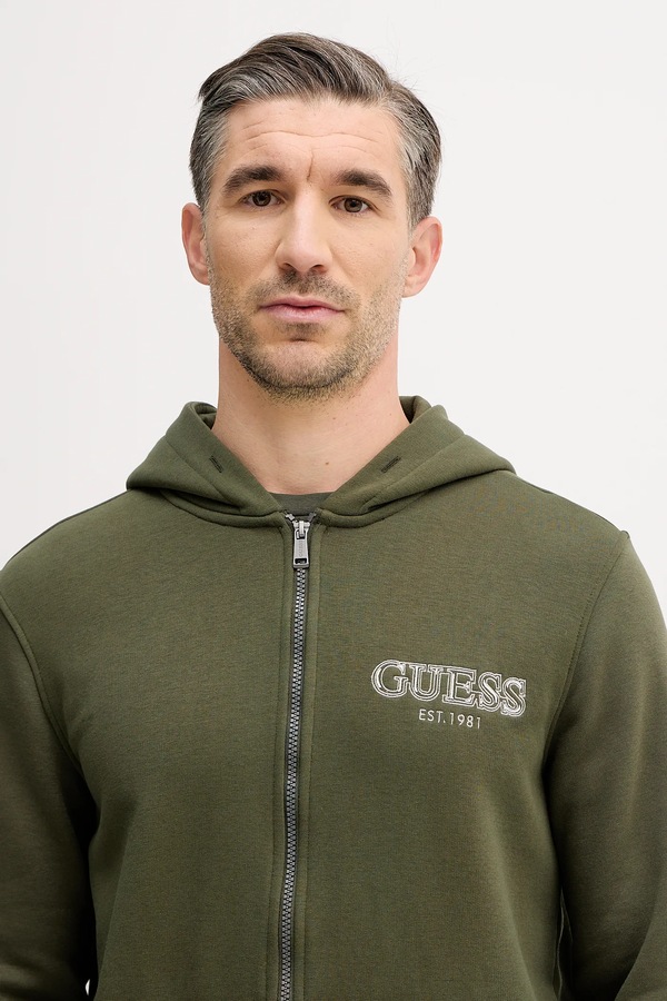 Кофта Guess колір зелений фото 4