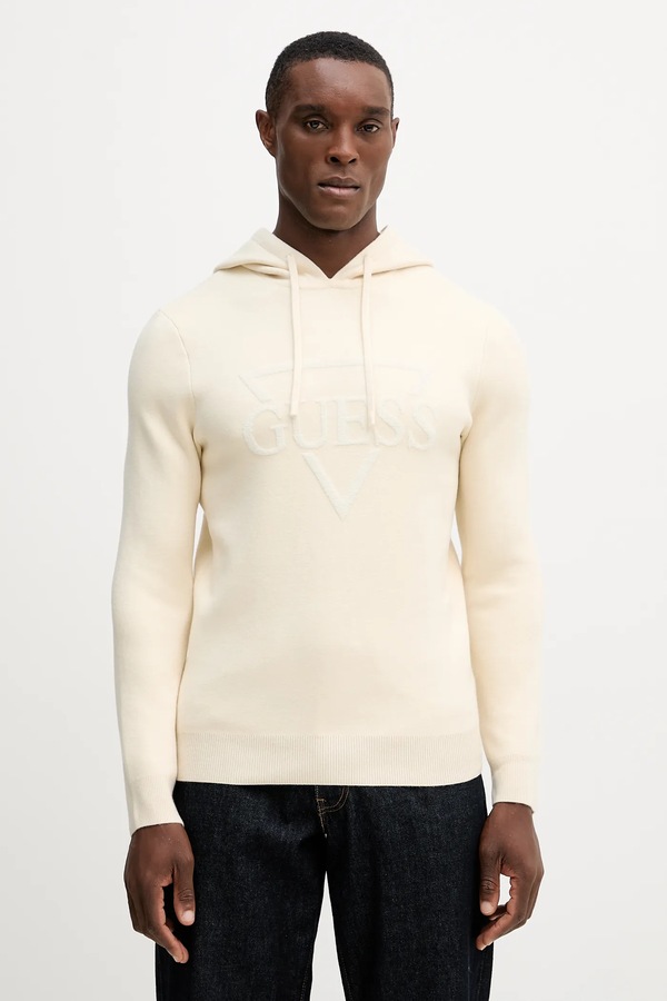 Светр Guess JOBY колір бежевий