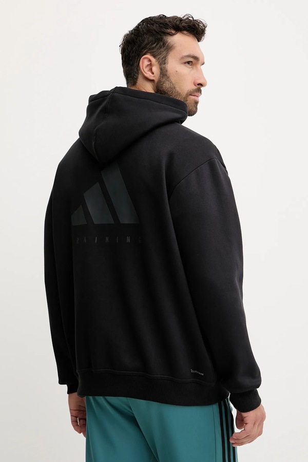 Тренувальна кофта adidas Performance POWER колір чорний фото 2