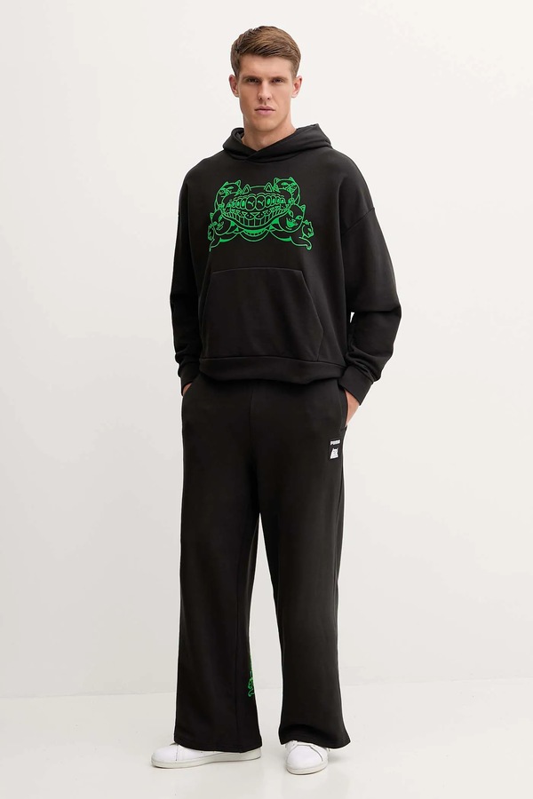 Бавовняна кофта Puma x RIPNDIP колір чорний