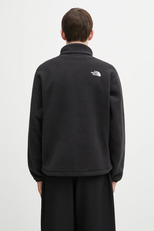 Кофта The North Face Fleeski 1/4 zip колір чорний фото 3
