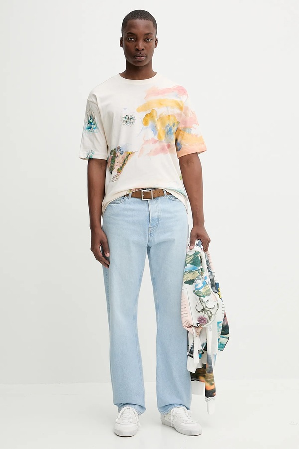Кофта Desigual BRADFORD колір бежевий фото 2