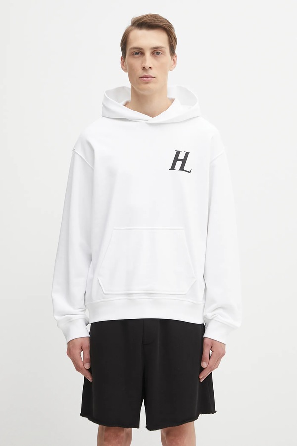 Бавовняна кофта Helmut Lang колір білий