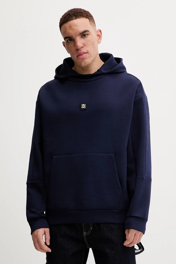 Кофта HUGO Danovohood колір синій