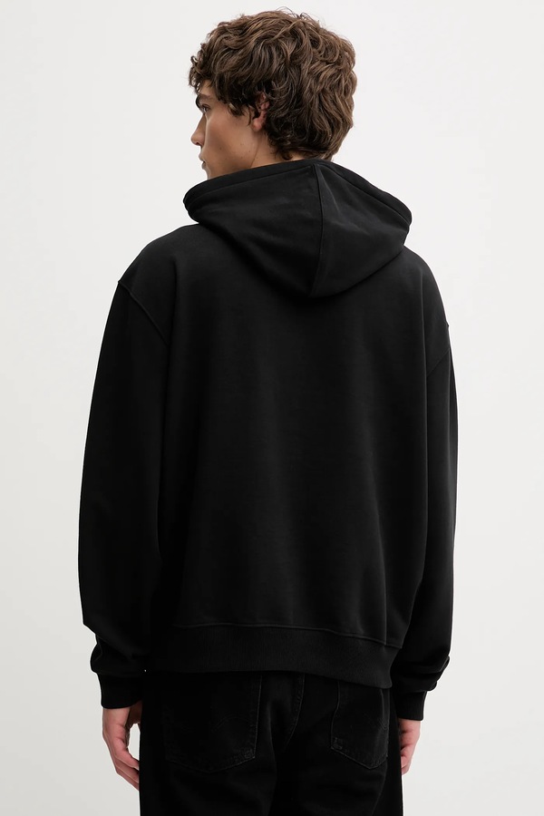 Бавовняна кофта AllSaints MILO колір чорний фото 2
