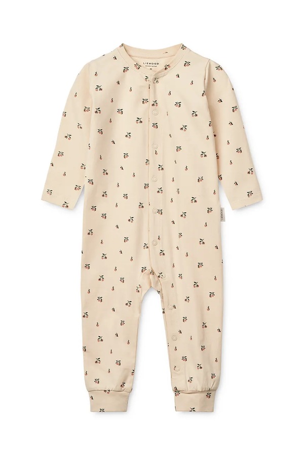 Дитячі повзунки Liewood Birk Printed Pyjamas Jumpsuit