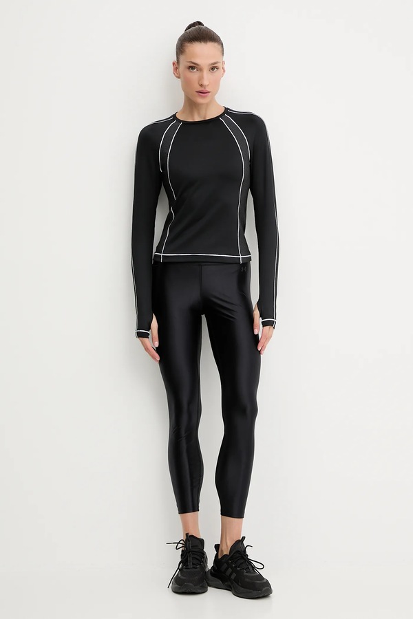 Лонгслів для тренувань Under Armour ColdGear колір чорний фото 2