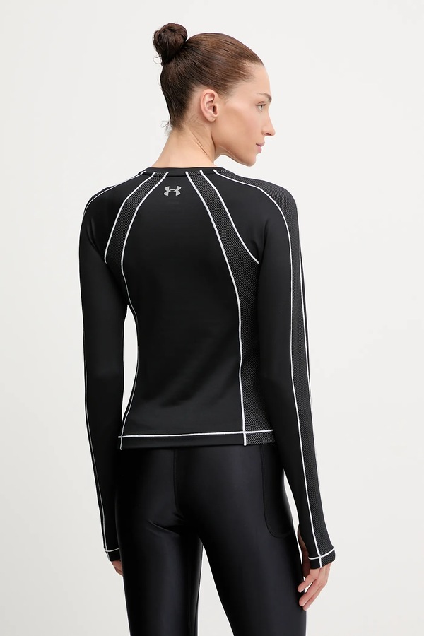Лонгслів для тренувань Under Armour ColdGear колір чорний фото 3