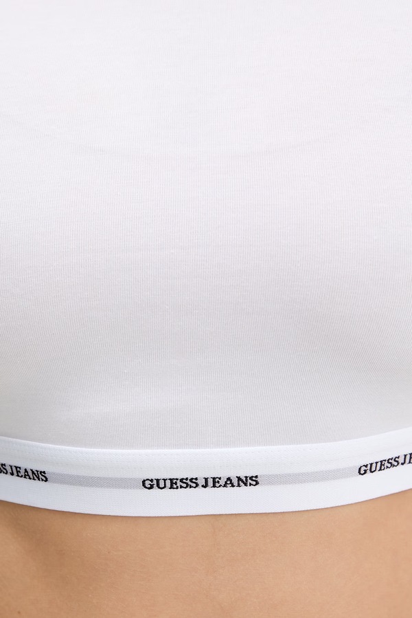 Лонгслів Guess Jeans колір чорний фото 4
