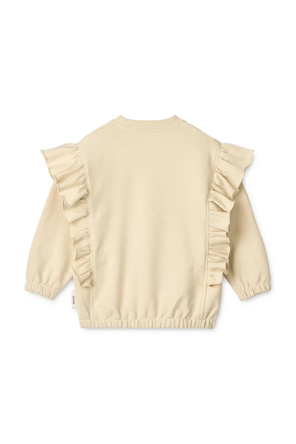 Детская хлопковая кофта Liewood Marcella Placement Sweatshirt цвет бежевый