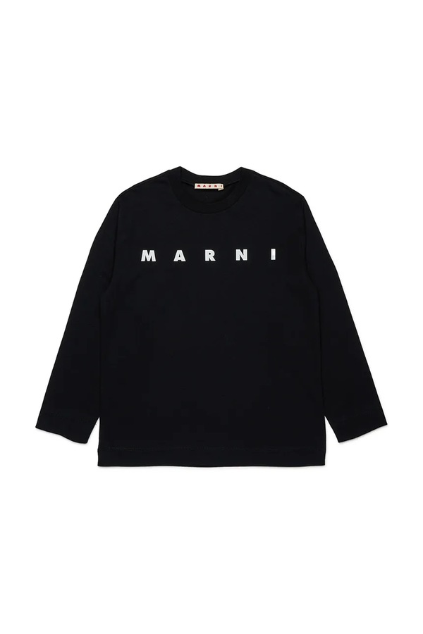 Бавовняна футболка Marni MT291U T-SHIRT колір чорний
