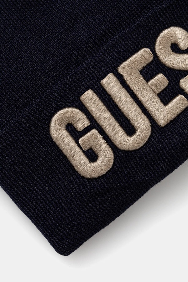 Дитяча шапка Guess колір синій фото 2