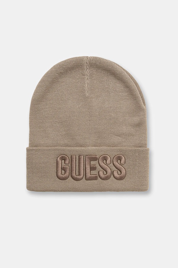 Дитяча шапка Guess колір зелений