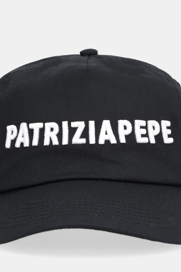 Бавовняна бейсболка Patrizia Pepe колір чорний