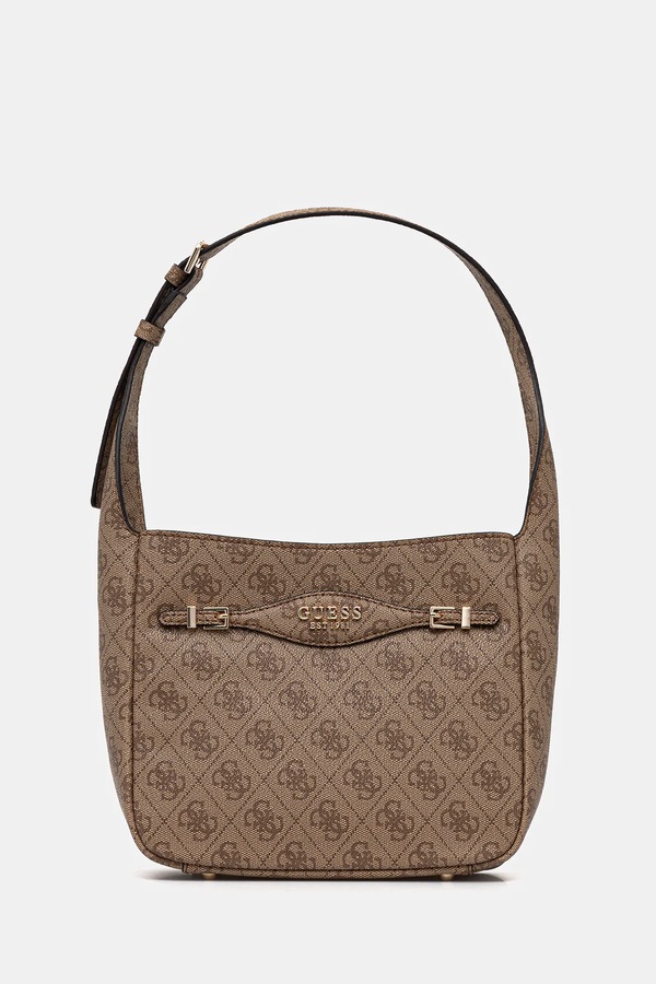 Сумочка Guess KATYA колір бежевий
