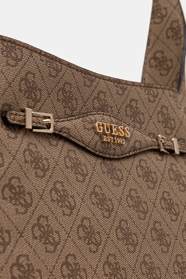 Сумочка Guess KATYA колір бежевий фото 4