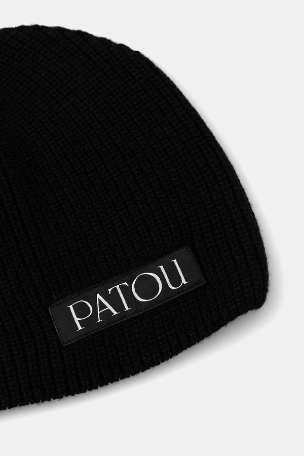 Шапка с шерстью Patou цвет черный