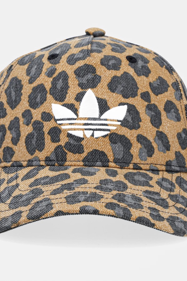 Бавовняна бейсболка adidas Originals колір бежевий