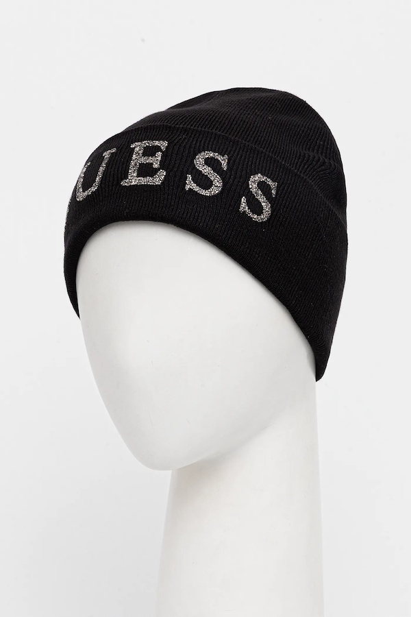 Шапка Guess колір чорний