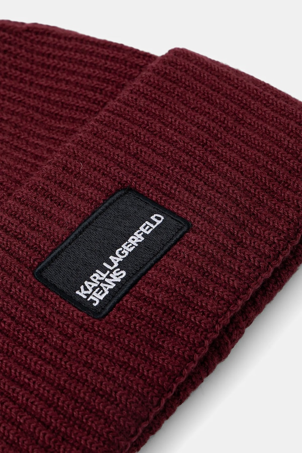 Шапка beanie з додаванням вовни Karl Lagerfeld Jeans