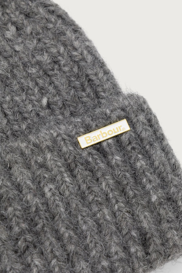Шапка женская Barbour Meryl Beanie цвет серый