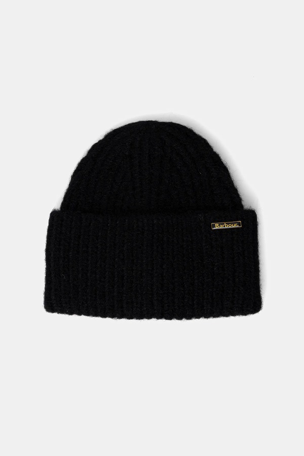 Шапка женская Barbour Meryl Beanie цвет черный фото 2