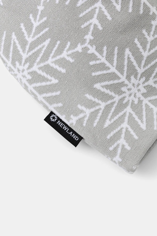 Шапка Newland DOUBLE BEANIE колір сірий фото 2