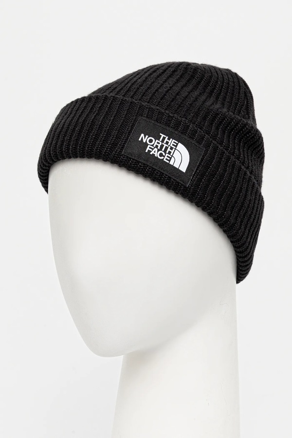Дитяча шапка The North Face KIDS SALTY LINED BEANIE колір чорний фото 3