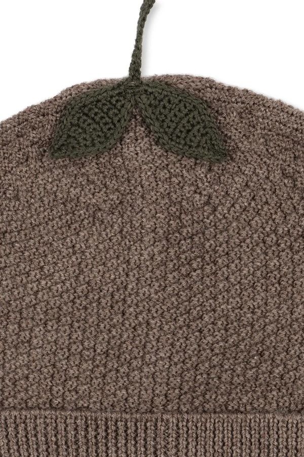 Дитяча шапка Konges Sløjd FRUITY BEANIE колір зелений фото 3