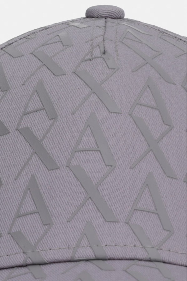 Бейсболка мужская хлопковая Armani Exchange цвет серый
