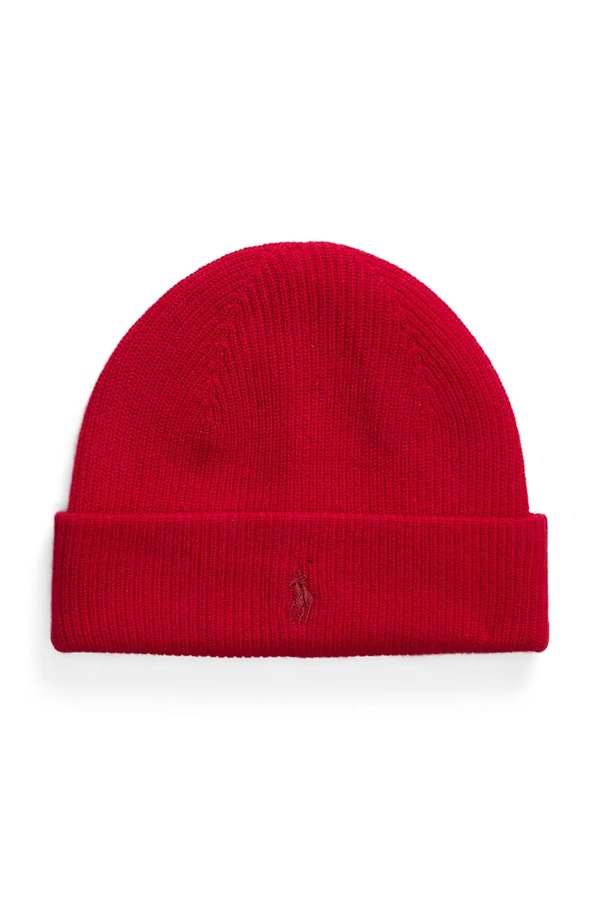 Кашемірова шапка Polo Ralph Lauren колір коричневий фото 2