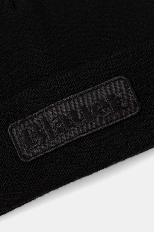 Шапка с шерстью Blauer CHESHIRE цвет черный