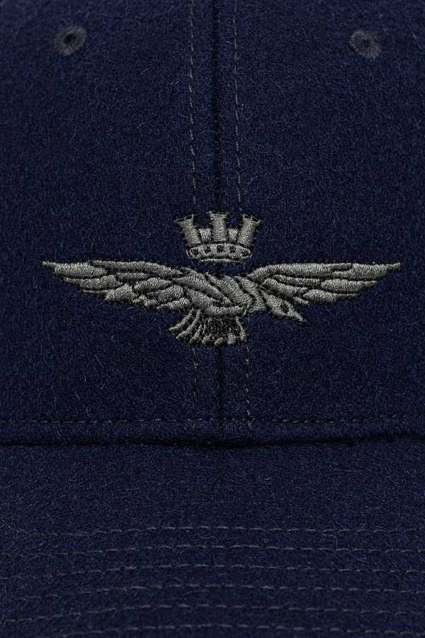 Кепка чоловіча з додаванням вовни Aeronautica Militare колір темно-синій