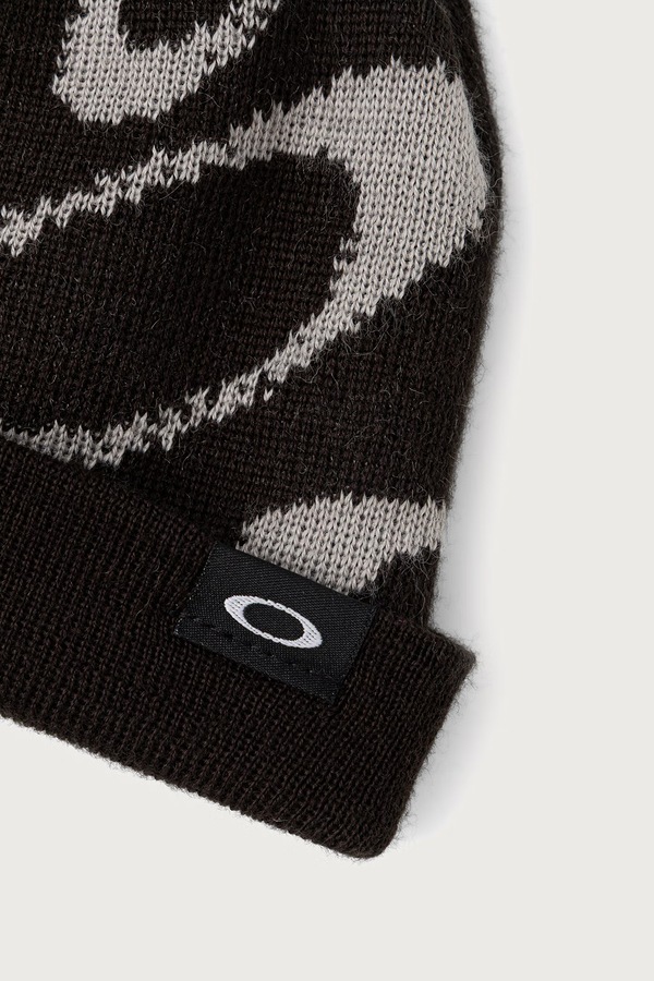 Шапка чоловіча з додаванням вовни Oakley ELLIPSE колір чорний фото 3