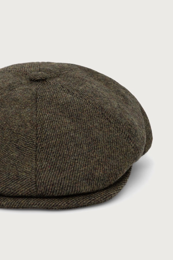 Кашкет чоловічий з додаванням вовни Barbour колір зелений