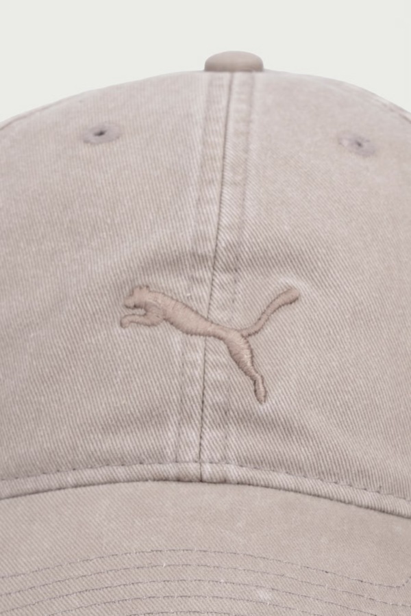 Бейсболка бавовняна Puma Premium cap колір бежевий