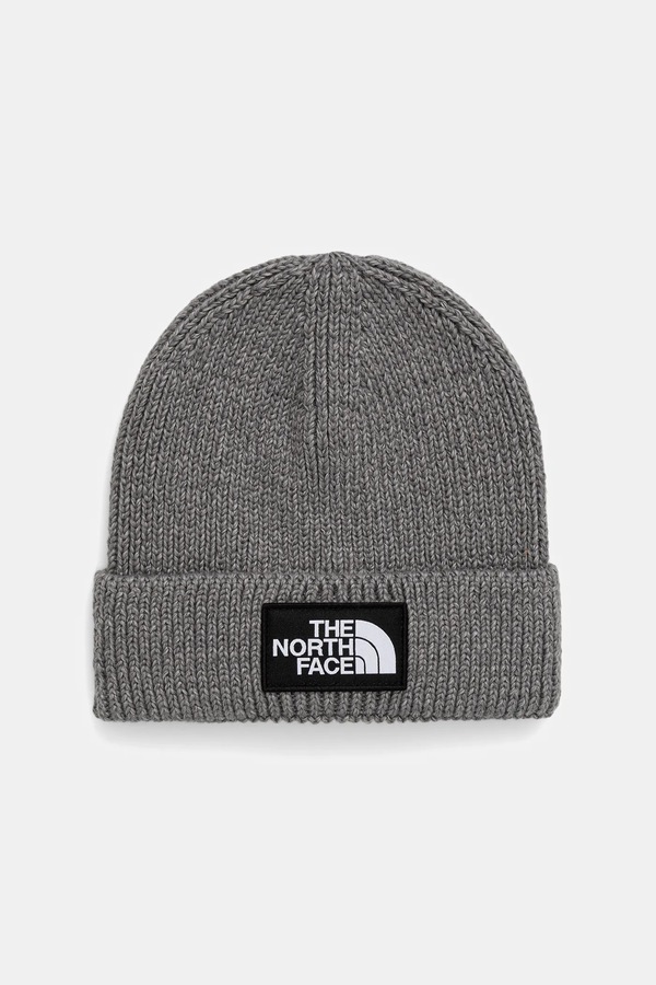 Шапка The North Face TNF Logo Box колір сірий