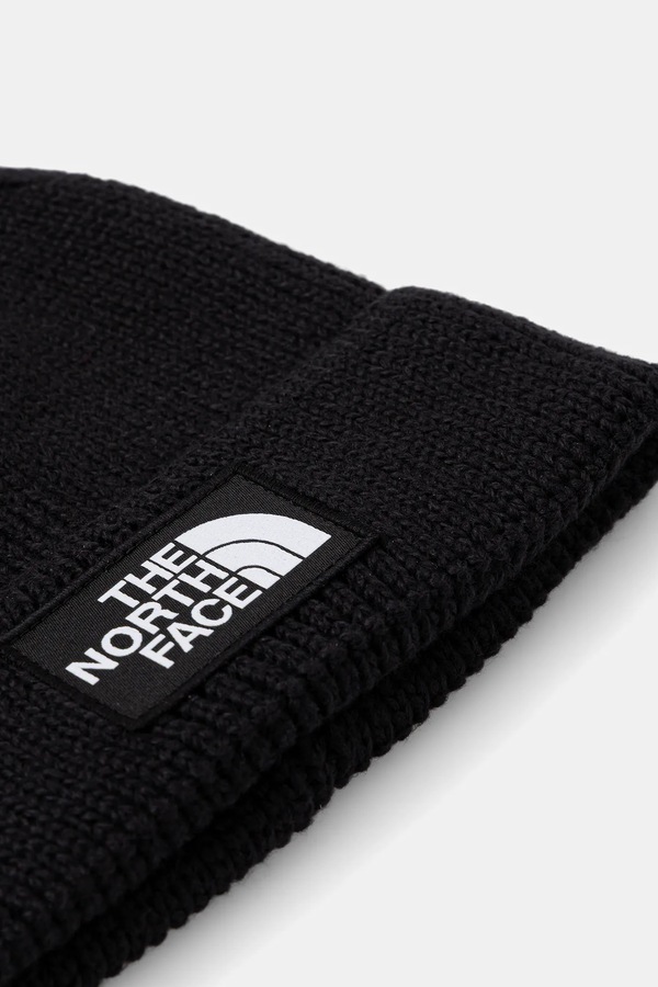 Шапка The North Face TNF Logo Box колір чорний фото 2