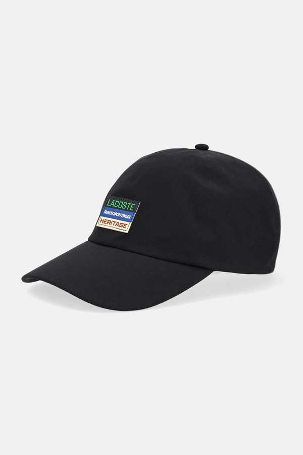 Кепка Lacoste колір чорний