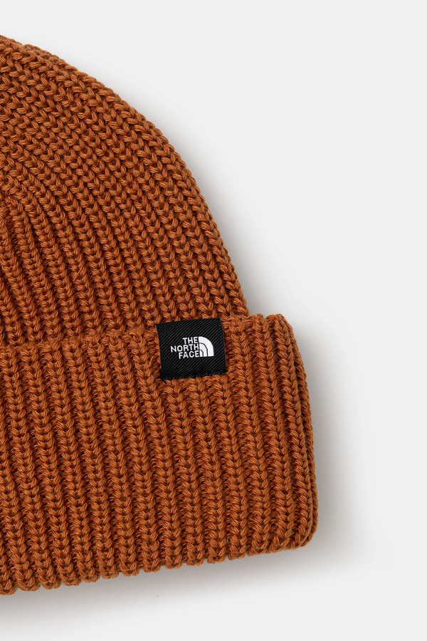 Шапка The North Face Fisherman Beanie колір коричневий фото 3