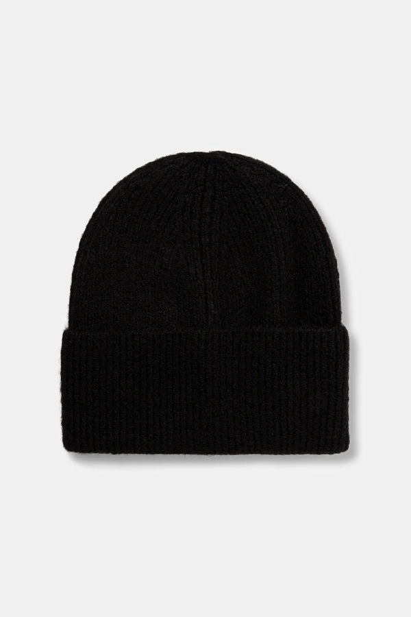 Шапка с примесью шерсти Jack Wolfskin FUZZY цвет черный