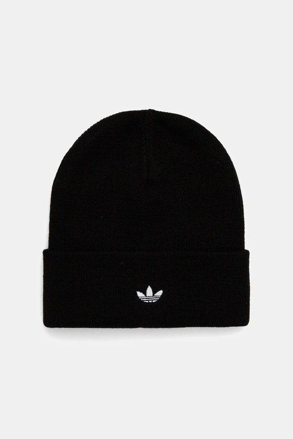 Шапка adidas Originals Adicolor Cuff колір чорний