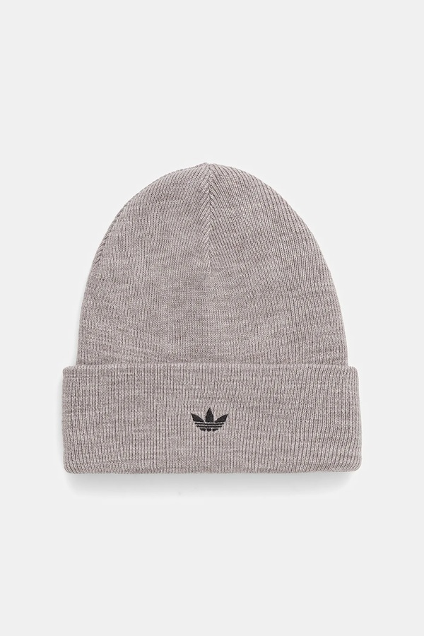 Шапка adidas Originals Adicolor Cuff колір сірий