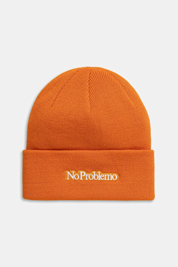 Шапка No Problemo Beanie колір помаранчевий