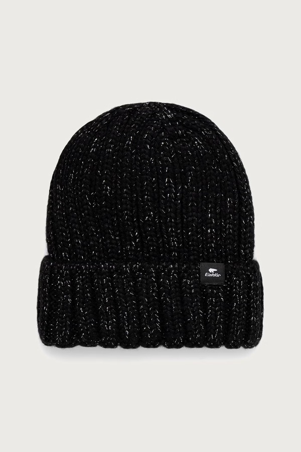 Шапка beanie з вовною Eisbar Alea MÜ колір чорний