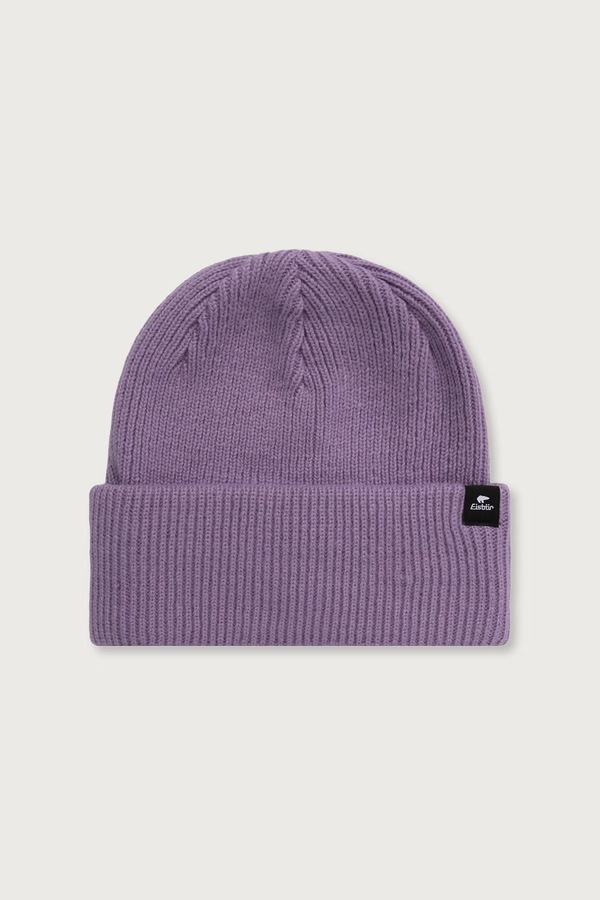 Шапка beanie із додаванням вовни мериноса Eisbar Salma MÜ 2.0. колір фіолетовий