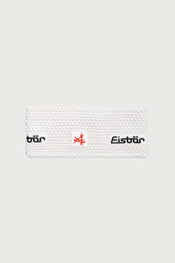Пов'язка на голову із мериносовою вовною Eisbar Jamies STB SA колір білий