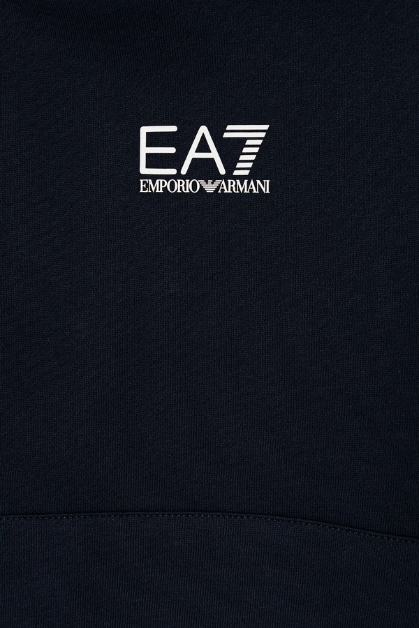 Трикотажний комплект дитячий з бавовною EA7 Emporio Armani колір темно-синій фото 4